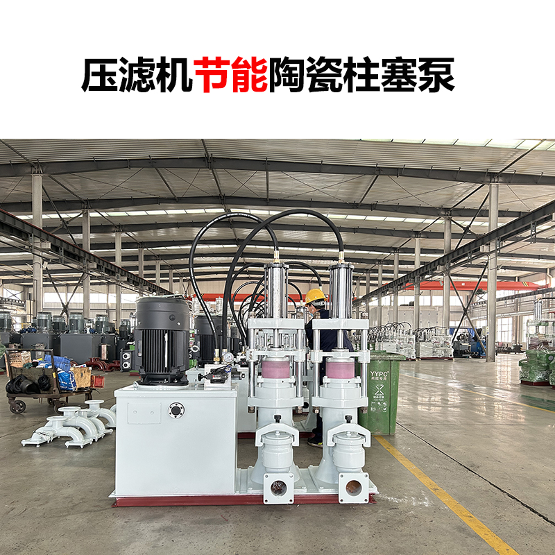 皮革厂压滤机入料柱塞泵