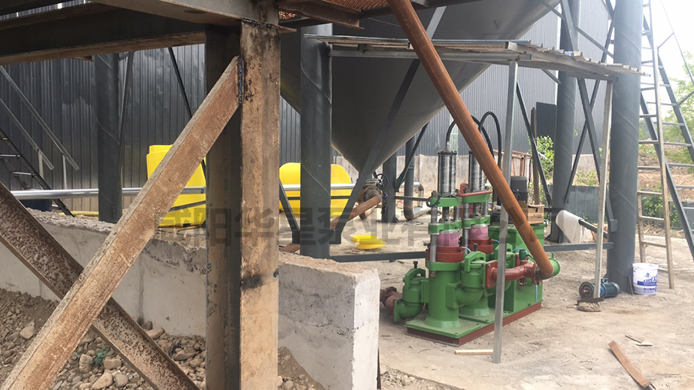 洗沙行业柱塞泥浆泵-进料泵-水印