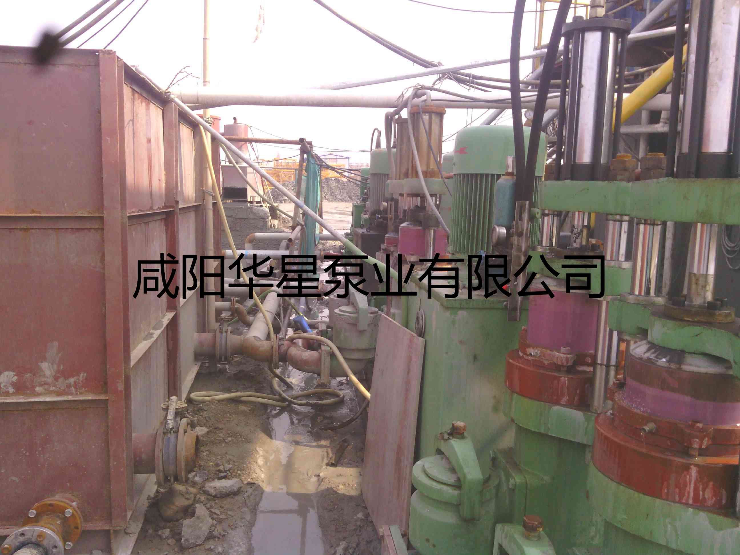 华星YBH300-40节能陶瓷柱塞泵打桩污泥使用现场--第二个现场-05 华星YBH300-40节能陶瓷柱塞泵打桩污泥使用现场--第二个现场-05