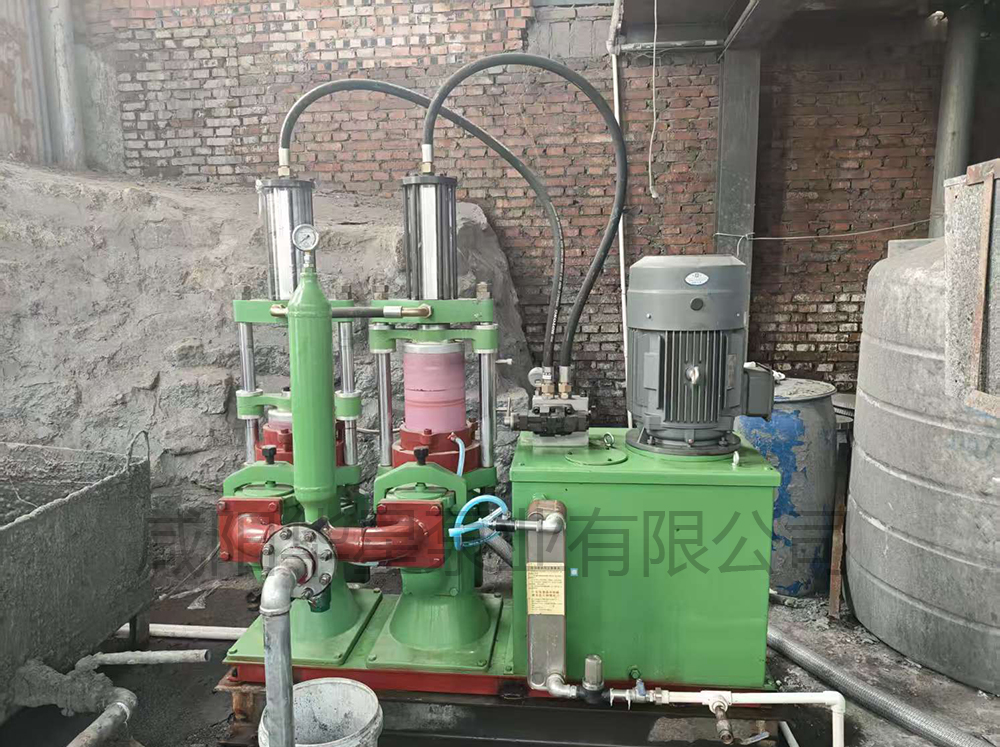 华星YBH200节能型压滤机柱塞泵处理工业废水现场